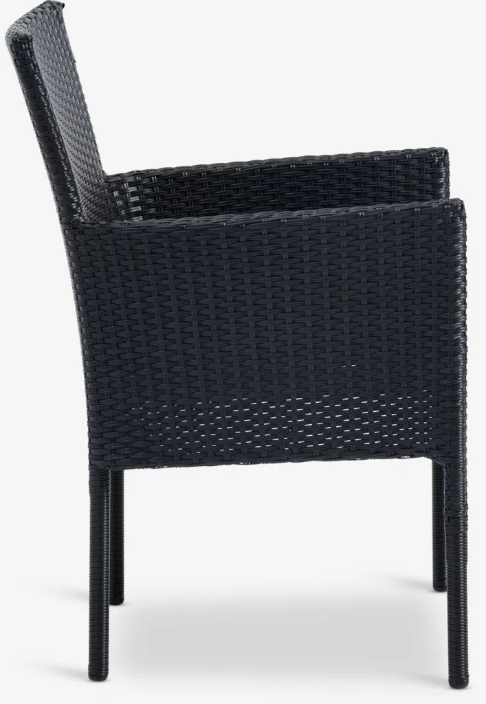 FAUSING Tavolo L220 cm + 4 AIDT Sedie nero