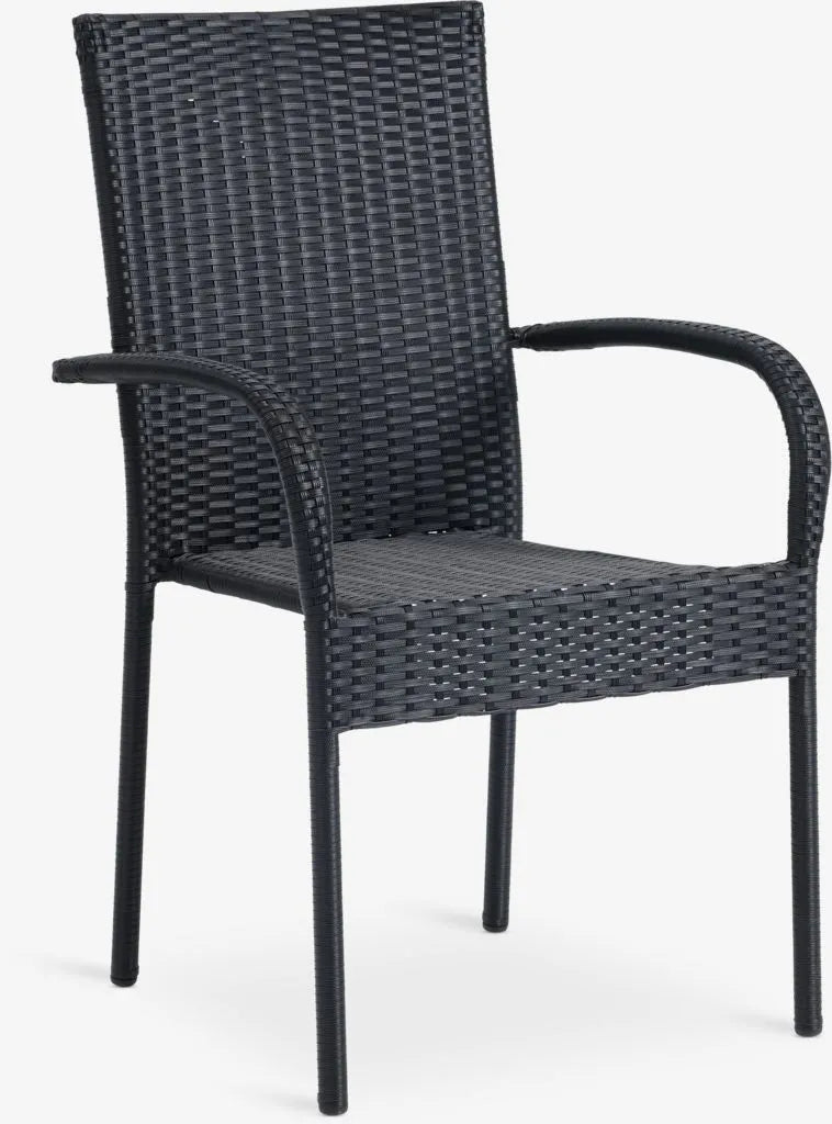 TYDAL Tavolo L208/272 cm + 4 GUDHJEM Sedie nero