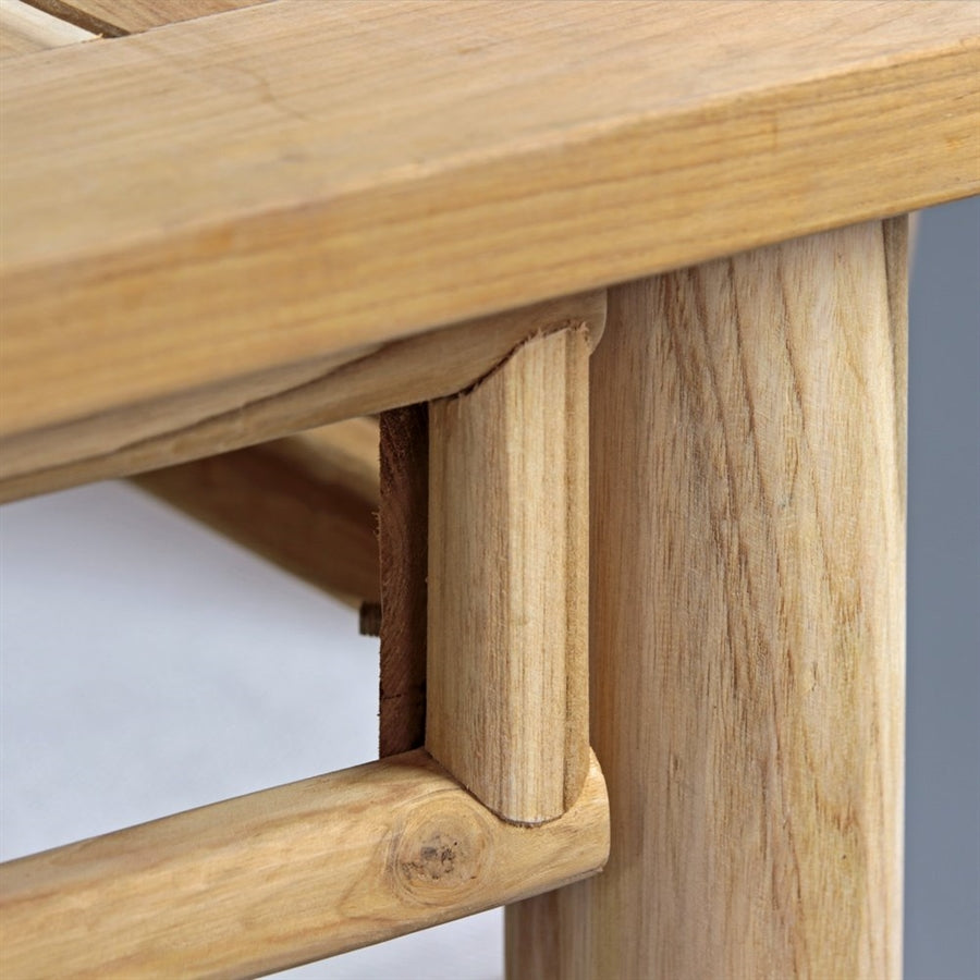 Tavolo da pranzo in teak riciclato 220x100x78cm