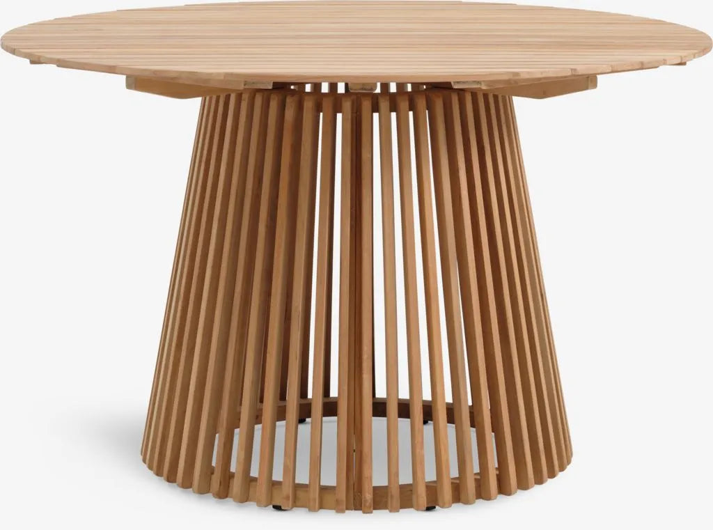 UDBYNEDER Tavolo Ø120 cm + 4 VESTERHAVET Sedie teak