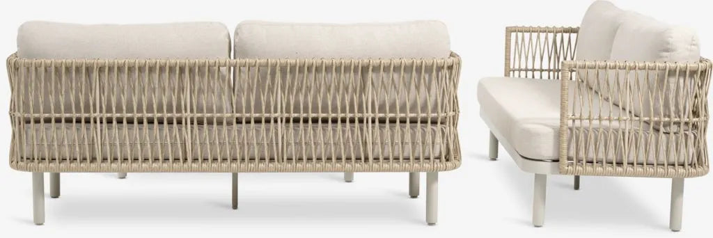 Salotto da giardino EJLBY 5 posti beige
