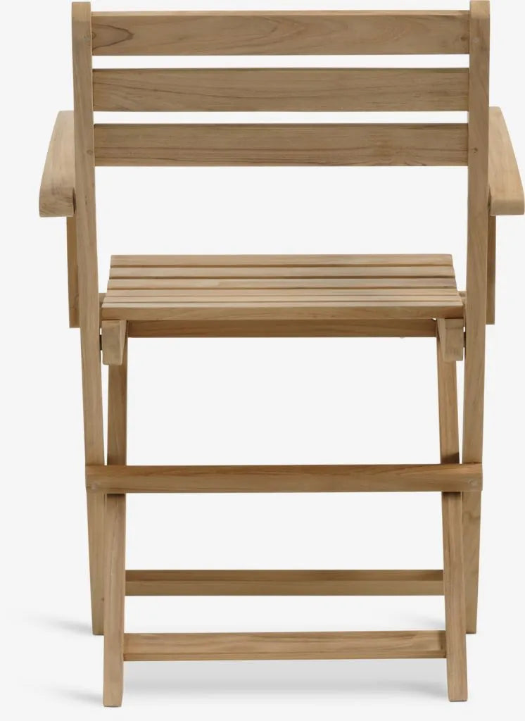 UDBYNEDER Tavolo Ø120 cm + 4 VESTERHAVET Sedie teak