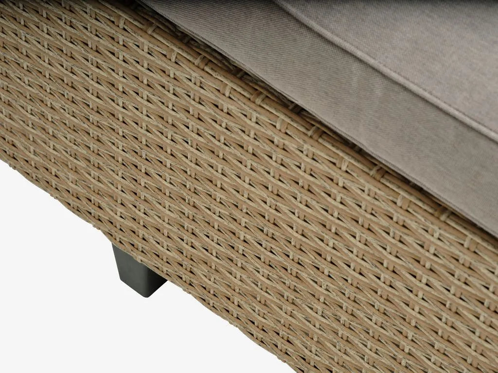 Lettino prendisole HALLING P179xL187 cm naturale