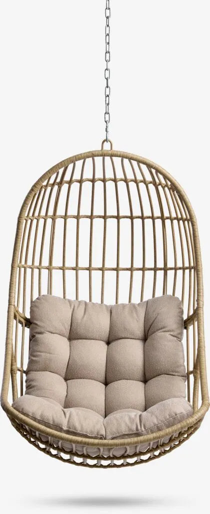 Poltrona pensile BROMS L83xH113xP70 cm naturale