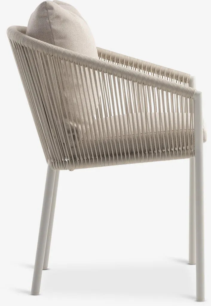 SURNADAL Tavolo Ø150 cm + 4 GILJA Sedie beige
