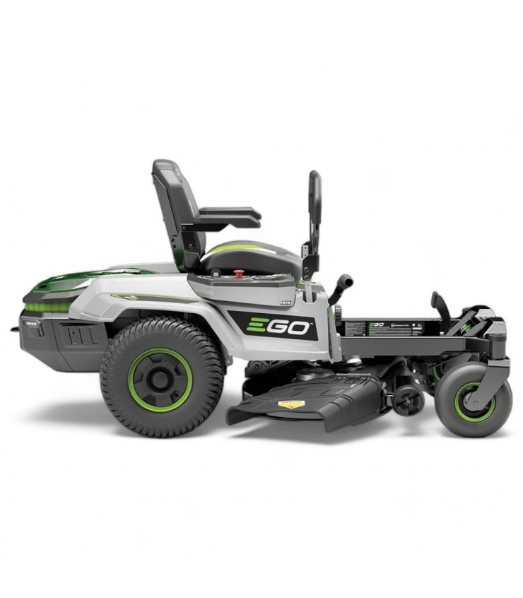 Trattorino rasaerba elettrico, rotazione zero, larghezza di taglio 107 cm, 4 batterie da 56 V 10 Ah - EGO ZT4201E