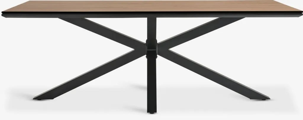 YPNASTED Tavolo L215 cm + 4 ILDERHUSE Sedie naturale