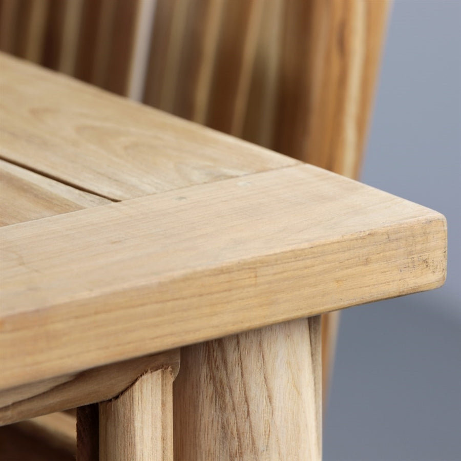 Tavolo da pranzo in teak riciclato 220x100x78cm