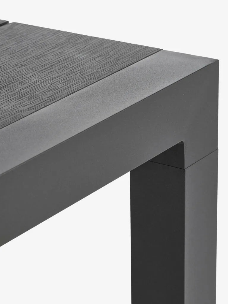 TYDAL Tavolo L208/272 cm + 4 GUDHJEM Sedie nero