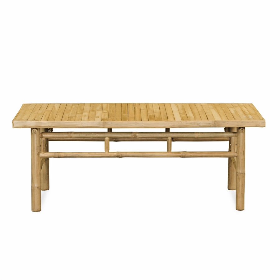 Set da giardino in legno di bambù con cuscini terra inclusi - Yasmin