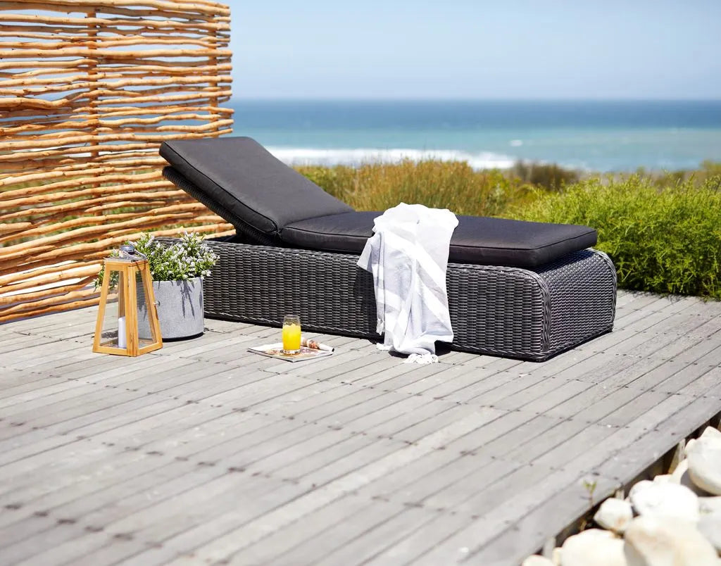 Lettino prendisole TAMBOHUSE P74xL203 cm grigio