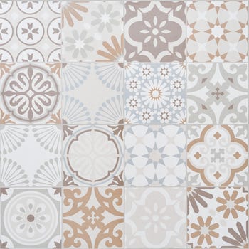 Salotto da giardino Gaia NATERIAL in alluminio effetto legno con piano tavolo in ceramica per 4 persone