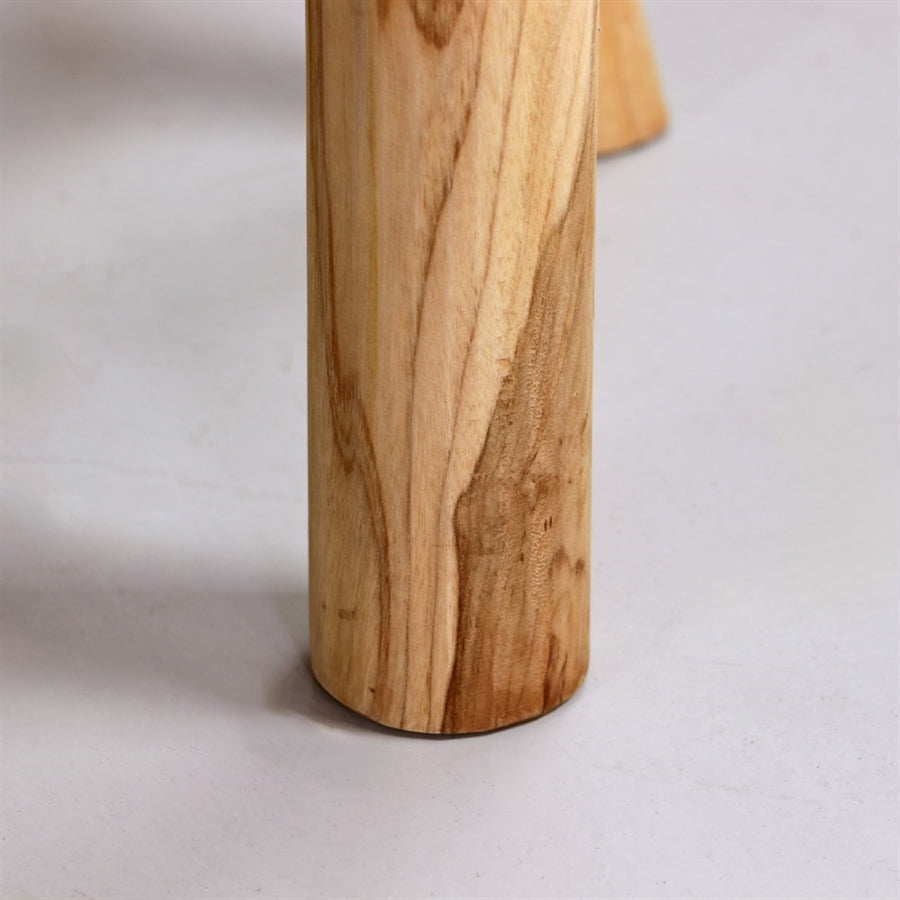 Tavolo da pranzo in teak riciclato 220x100x78cm