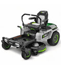 Trattorino rasaerba elettrico, rotazione zero, larghezza di taglio 107 cm, 4 batterie da 56 V 10 Ah - EGO ZT4201E