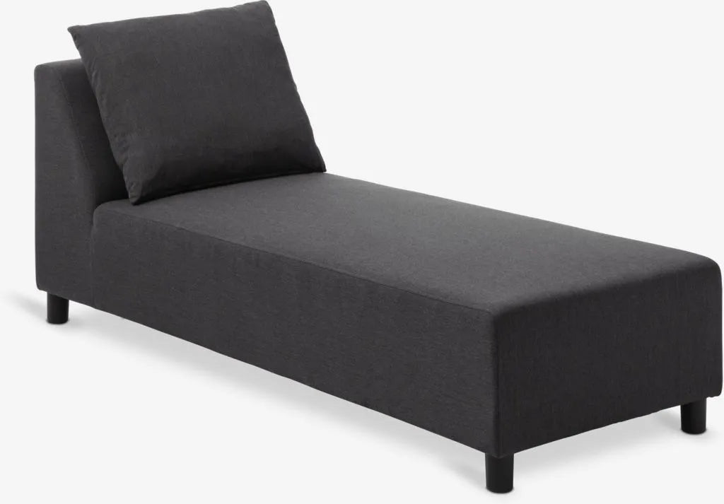 Lettino prendisole UHRE P67xL195 cm 4 stagioni grigio scuro
