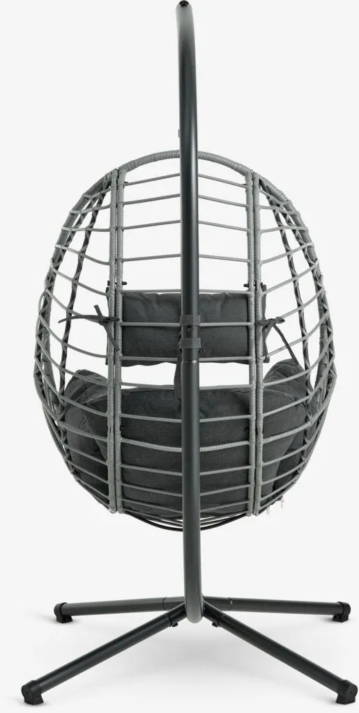 Poltrona pensile BORK L96xH192xP124 cm grigio