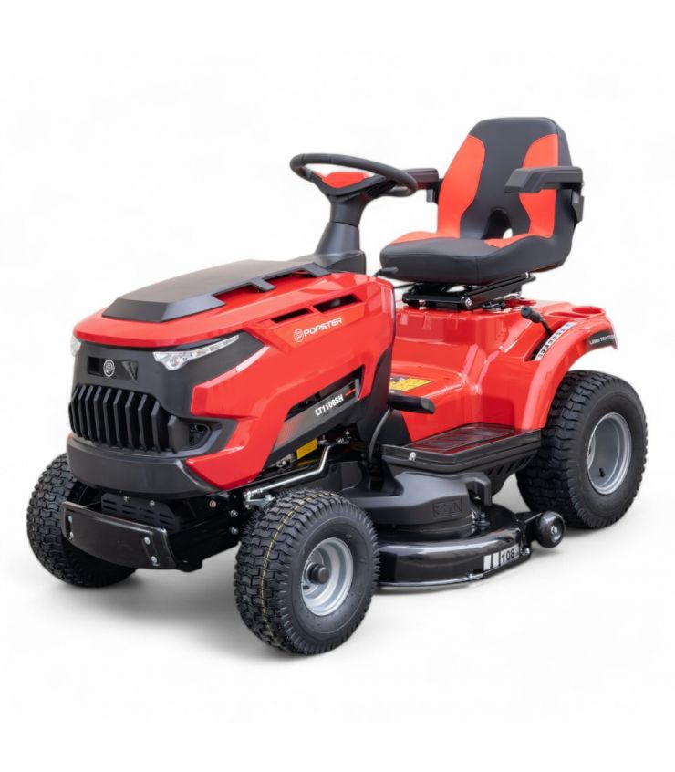 Trattorino rasaerba da 108 cm con funzione mulching, motore da 546 cc, avviamento elettrico - POPSTER LT1-108SH-L546