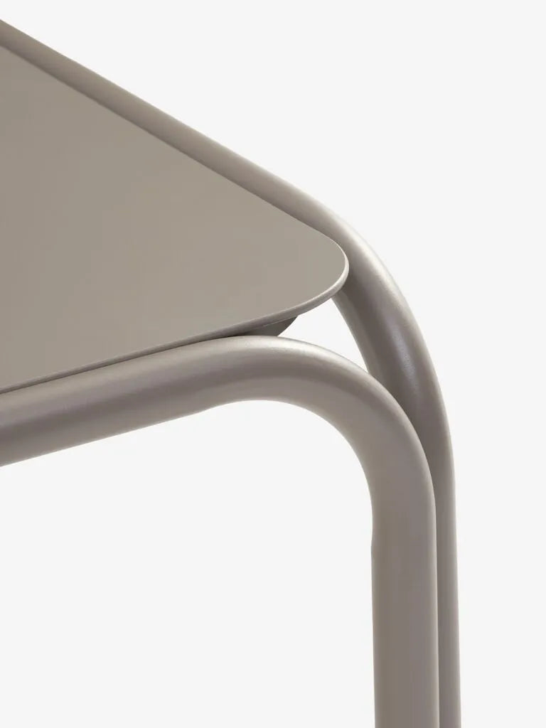 Tavolo da esterno RAUMA P90xL140 cm color sabbia scuro