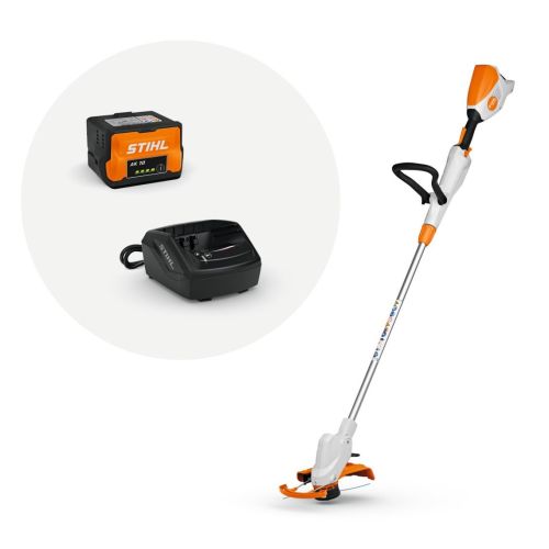 Tagliabordi STIHL FSA 50 da 36 V con testina AutoCut C 3-2 + batteria AK 10 + caricabatterie AL 101