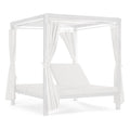 Gazebo con letti da giardino 2 posti