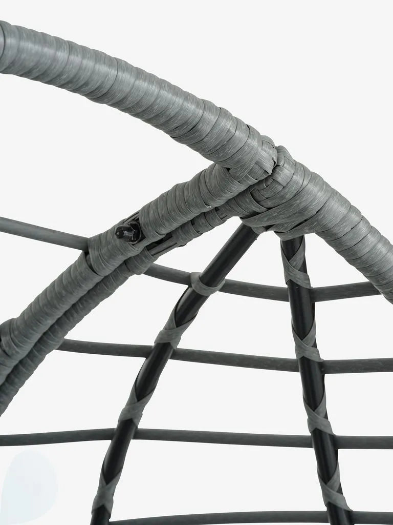 Poltrona pensile BORK L96xH192xP124 cm grigio