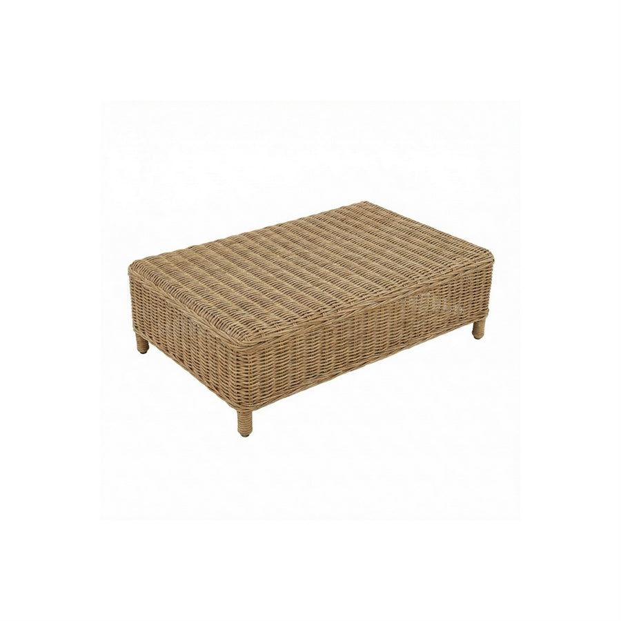 Set divano poltrone e tavolo da giardino in rattan Kalef