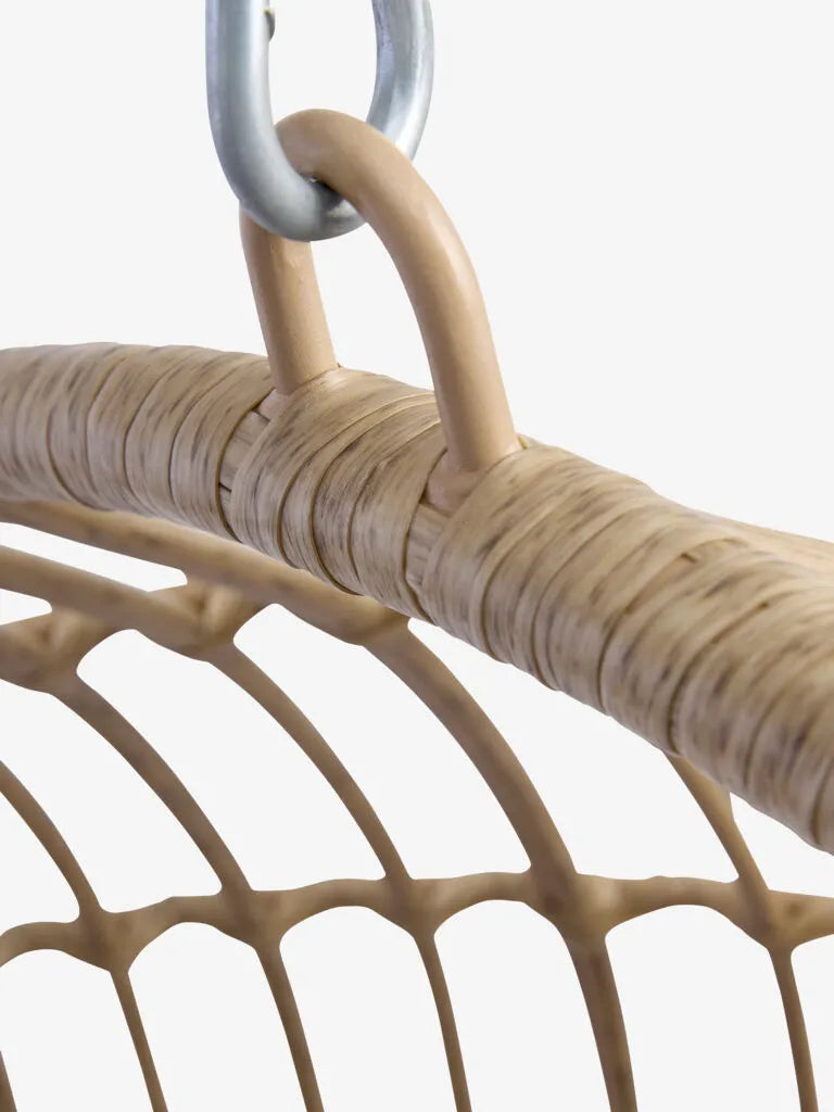 Poltrona pensile BROMS L83xH113xP70 cm naturale