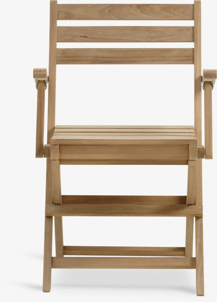 UDBYNEDER Tavolo Ø120 cm + 4 VESTERHAVET Sedie teak