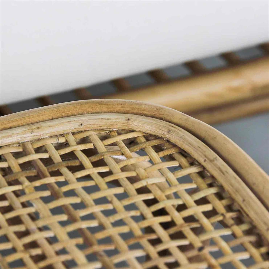 Set da giardino in rattan naturale con divano e 2 poltrone - Giuko