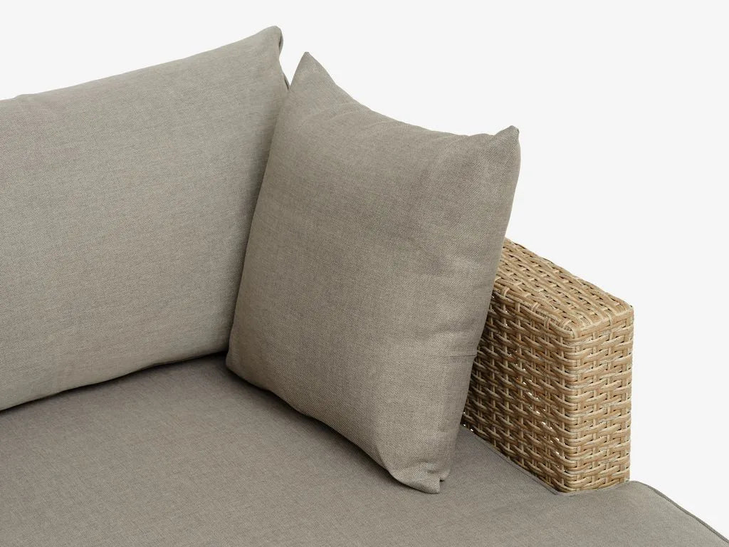 Lettino prendisole HALLING P179xL187 cm naturale