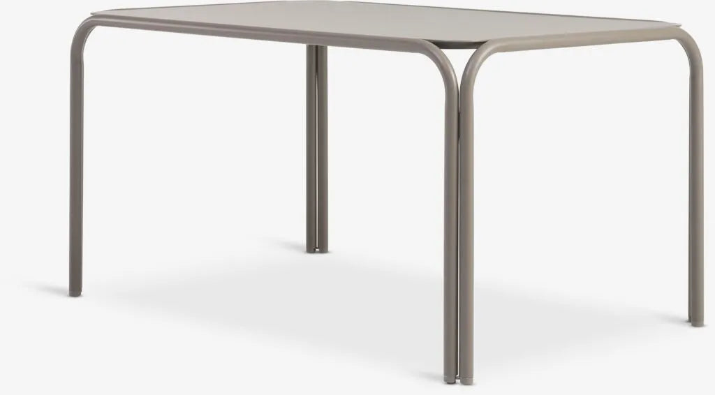 Tavolo da esterno RAUMA P90xL140 cm color sabbia scuro