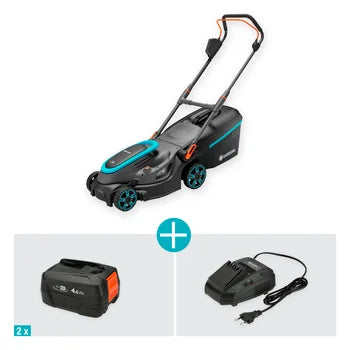 Rasaerba a batteria PowerMax 37/36V P4A - Kit pronto all'uso
