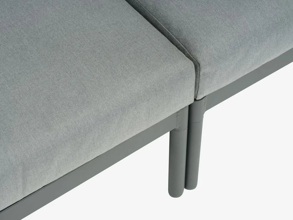 Lettino prendisole IANO P136xL156 cm grigio