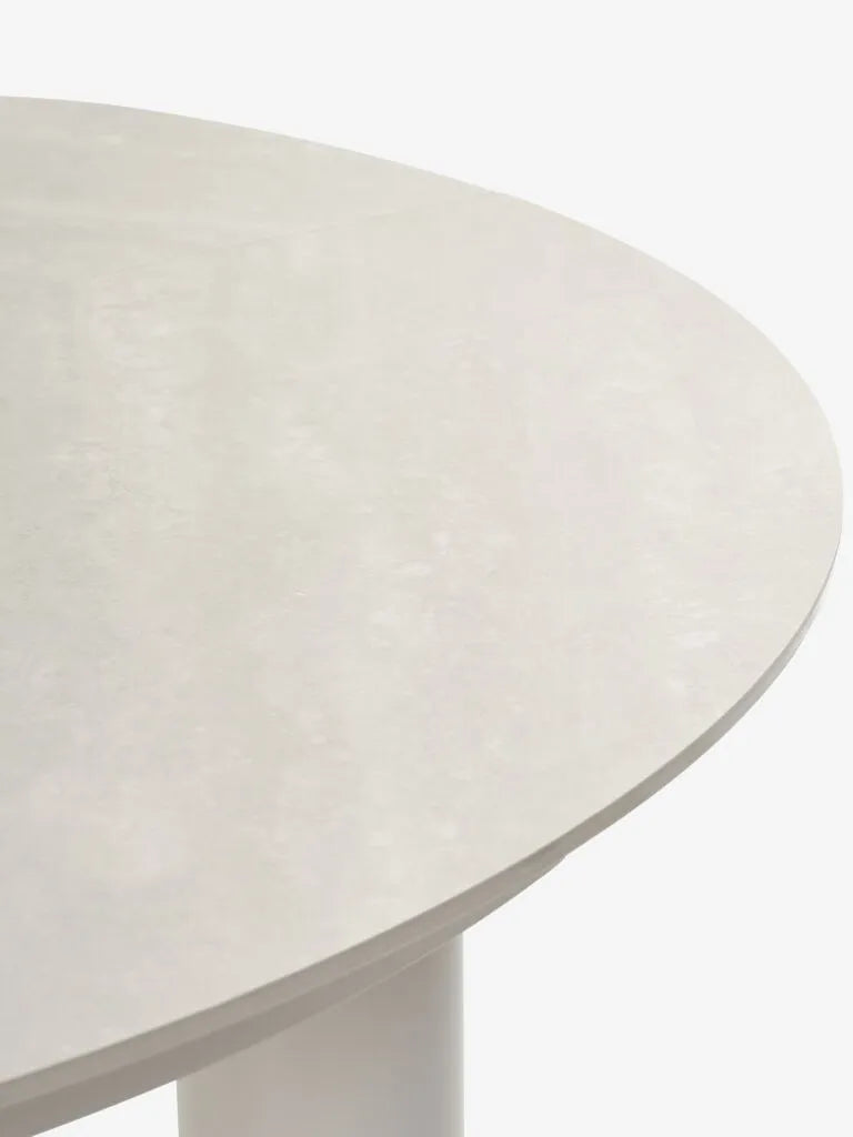 SURNADAL Tavolo Ø150 cm + 4 GILJA Sedie beige