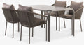 RAUMA Tavolo L140 cm + 4 GILJA sedie color sabbia scuro
